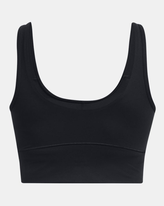 Camiseta sin mangas UA Meridian Fitted Crop para mujer, Black, pdpMainDesktop image number 5